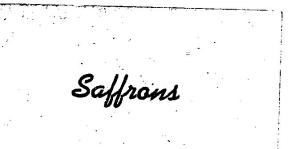 Saffrons card