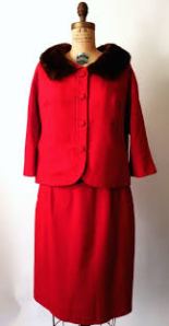 saffrons rule suit with fur collar