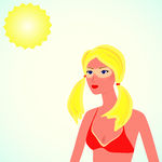 saffrons rule sunburned face