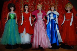 Saffrons rule Barbie formal dresses