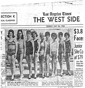 Sharrie 1964 Miss Culver City contest