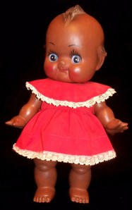 saffrons rule black baby doll