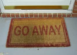 saffrons rule door mat